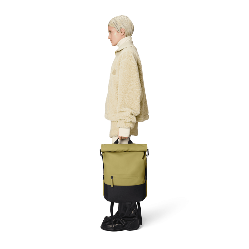 RAINS Ryggsäck Trail Rolltop Khaki 4