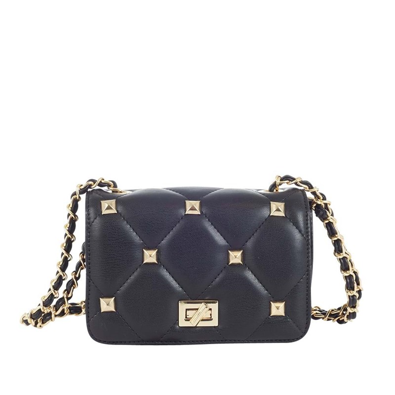 Saint Sulpice Skuldertaske Quiltet  Sort 1