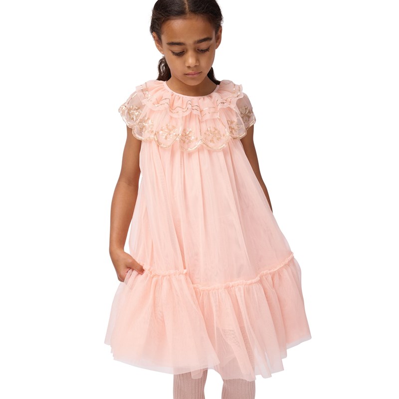 Molo Strumpbyxor Glitter Rib Rosa Str. 62-68 2