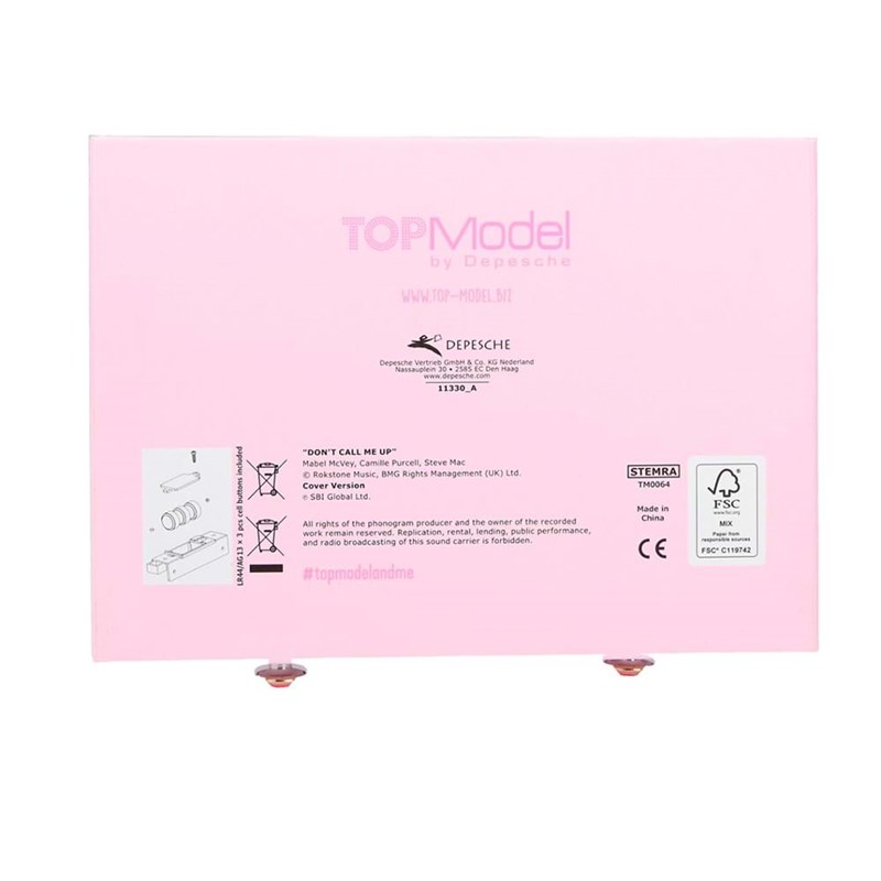 TOPModel Smykkeskrin med kode og musik  Lyserød 4