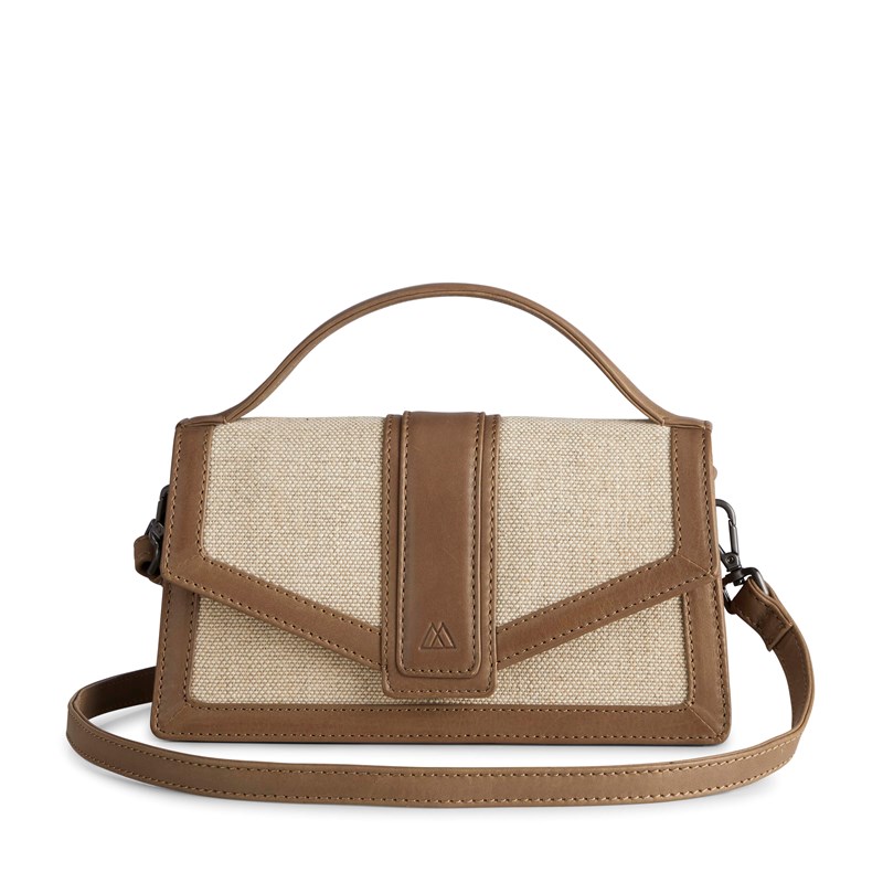 MARKBERG Crossbody Zoe Canvas Mix Brun/beige 1