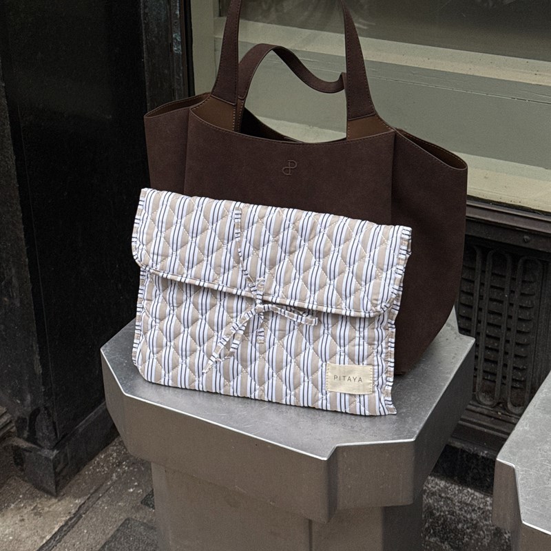 PITAYA Computer Sleeve Mira Bow  Brun/Beige 13" 4