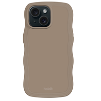 Holdit Mobilfodral Wavy Mocca Brun Iphone 15 Plus 1