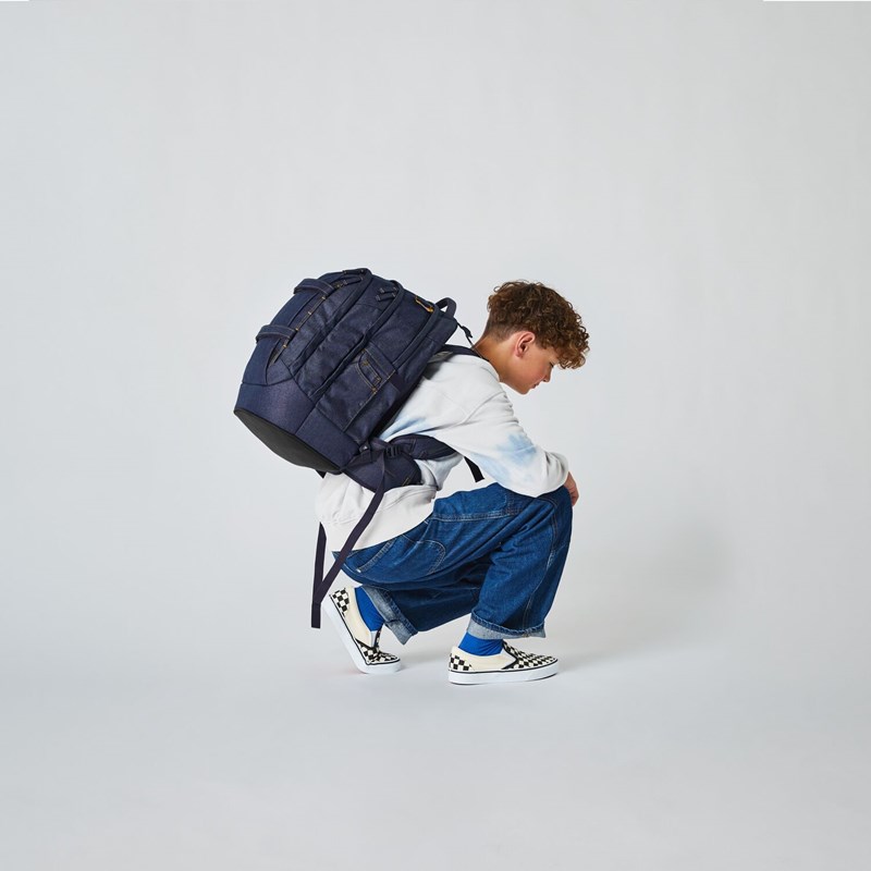 Satch Skolväska Set Denim Blue Denim 2
