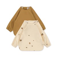 Konges Sløjd Hagesmæk m/ ærmer Creme