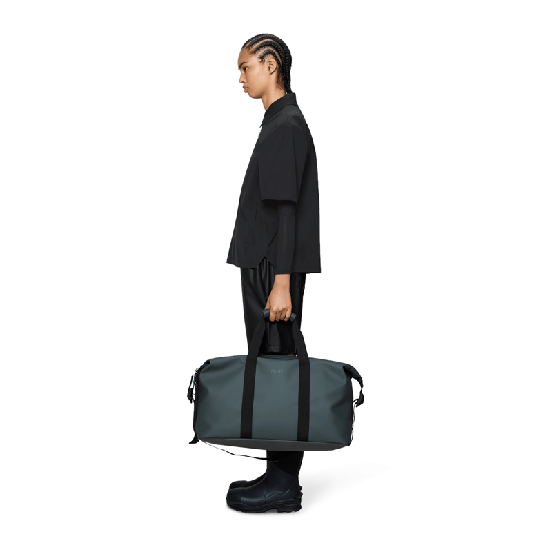 RAINS Rejsetaske Hilo Weekend Bag M. Grå 4