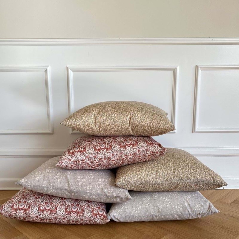 Homeyness Pude Liberty Pepper  Grå/gul 50x50cm 3