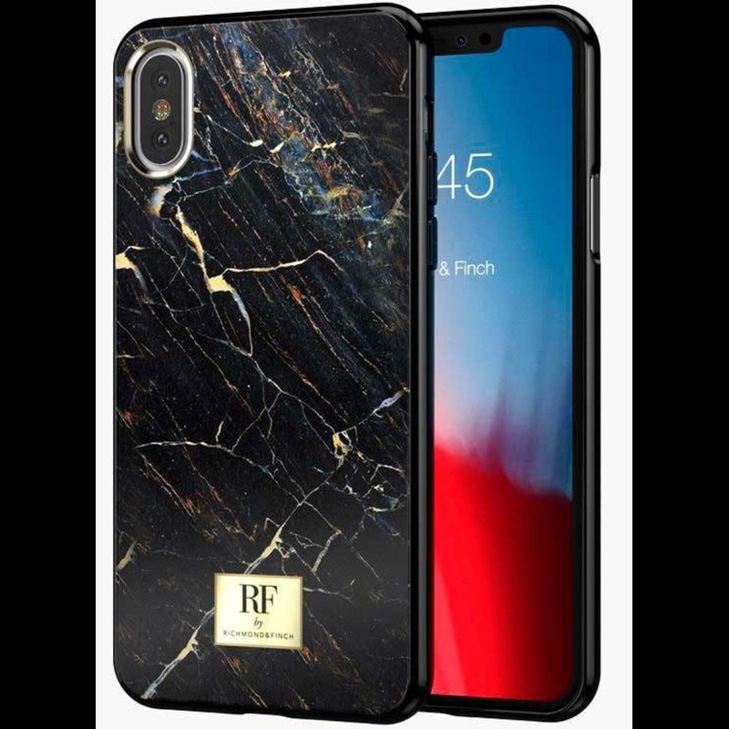 RF by Richmond&Finch Mobilcover Sort m/mønster iPhone X/XS 3