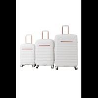 Cavalet Kuffertsæt Pasadena Hvid 73 CM