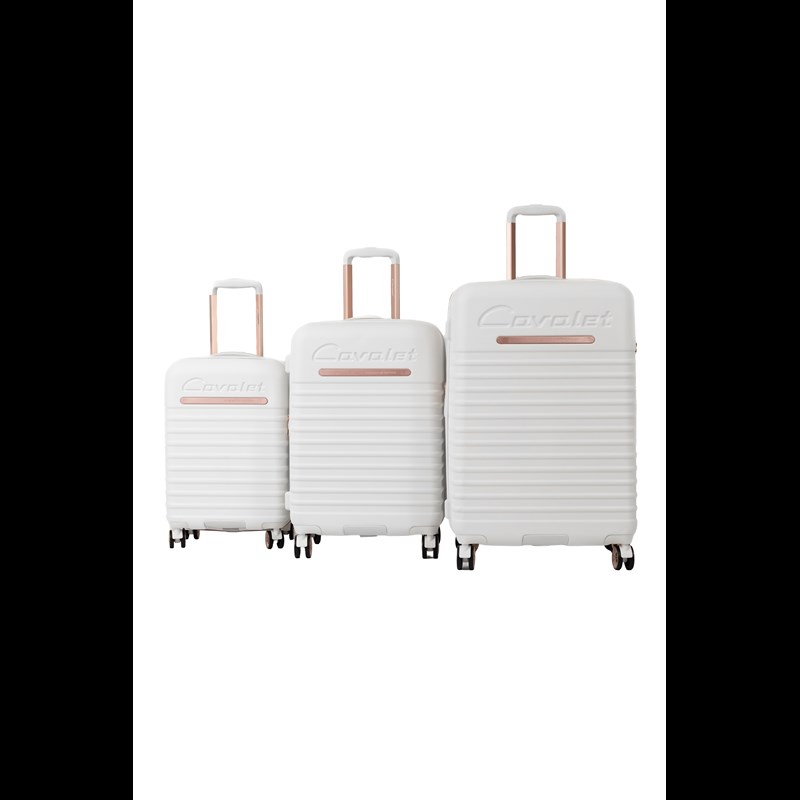 Cavalet Kuffertsæt Pasadena Hvid 73 CM