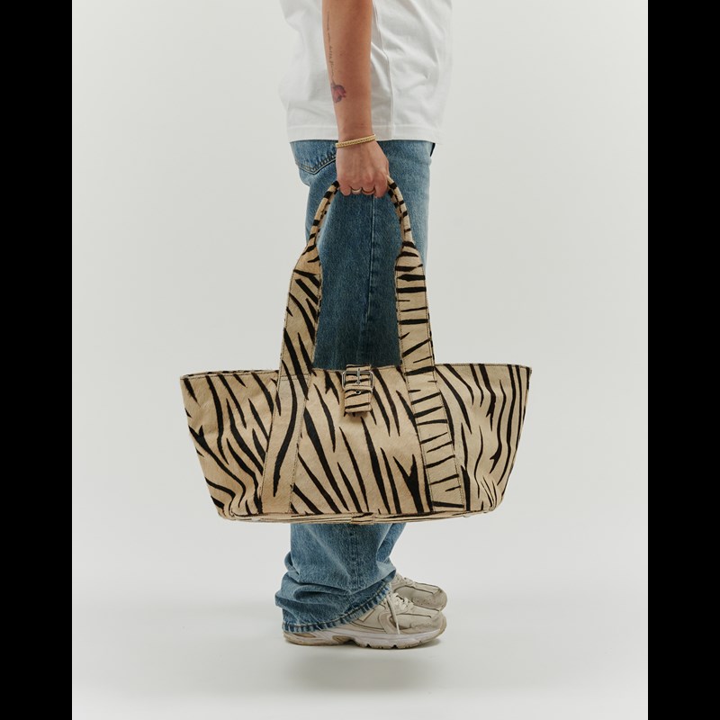 Núnoo Shopper Maxi Deluxe Sort strib 3