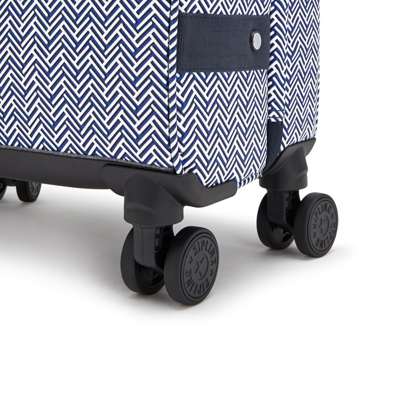 Kipling Kuffert Spontaneous Blå/hvid 53 Cm 5