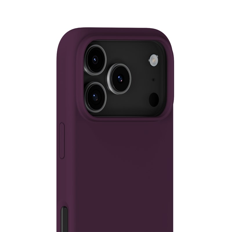 Holdit Mobilcover Deep Plum Blomme iPhone 17 Pro 4