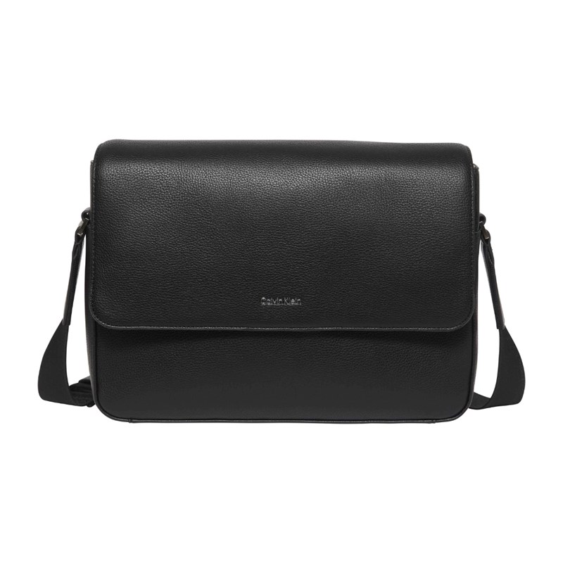 Calvin Klein Crossover Flap Messenger Svart 13" 1