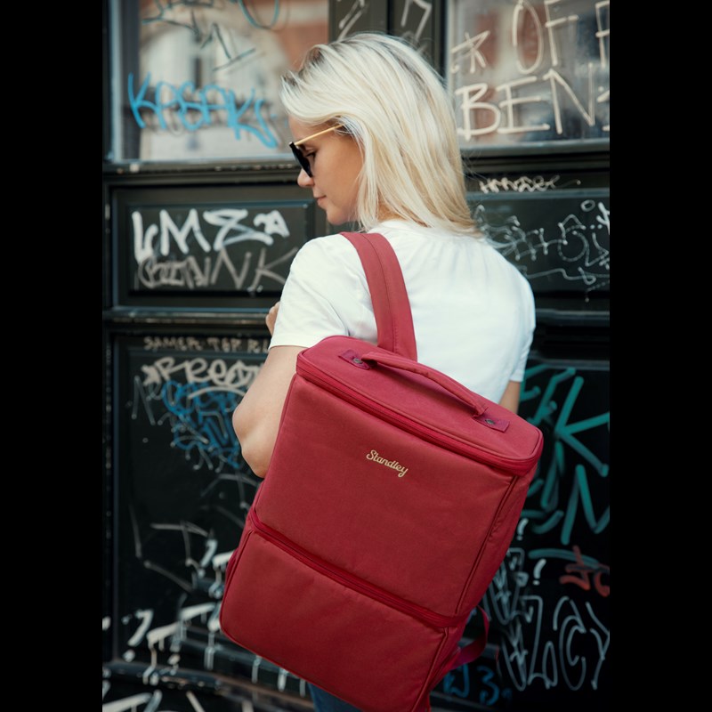 Standley Rygsæk Splitbag m/køletaske Rød 14" 5
