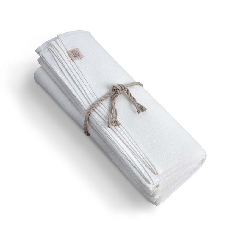 Lovely Linen Dug hør Off Hvid 1