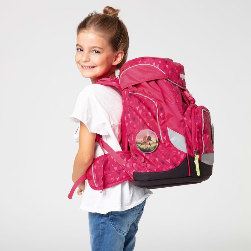 Ergobag Skoletaskesæt Pack Mørk Rosa 7