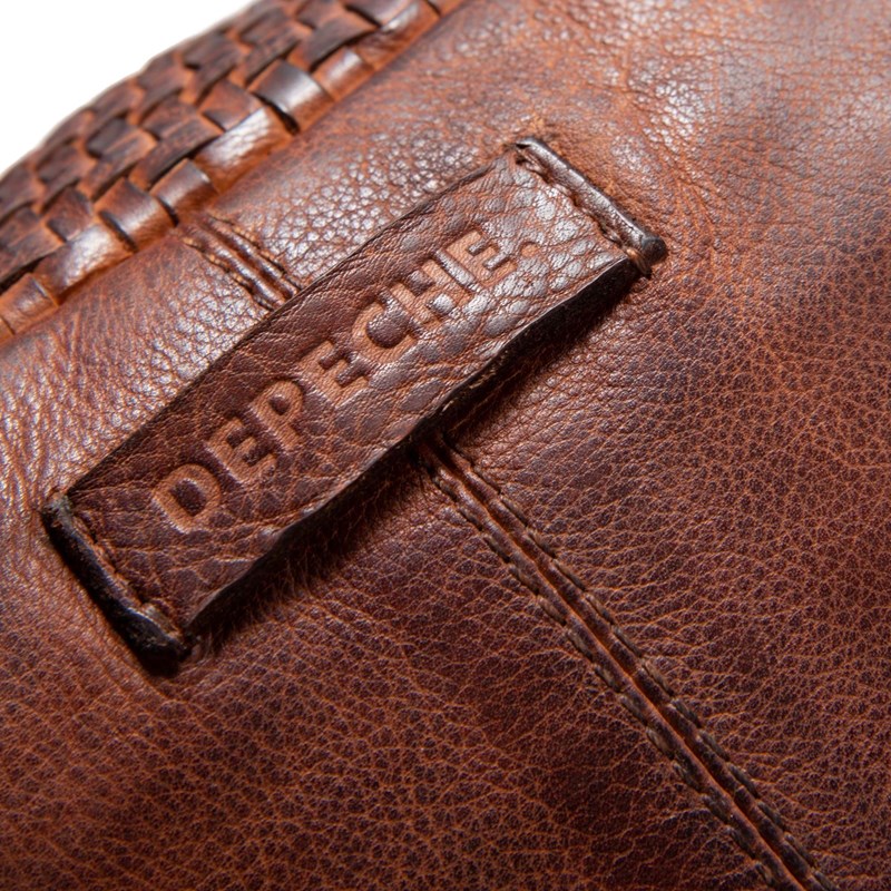 Depeche Bæltetaske  Brun/rød 4