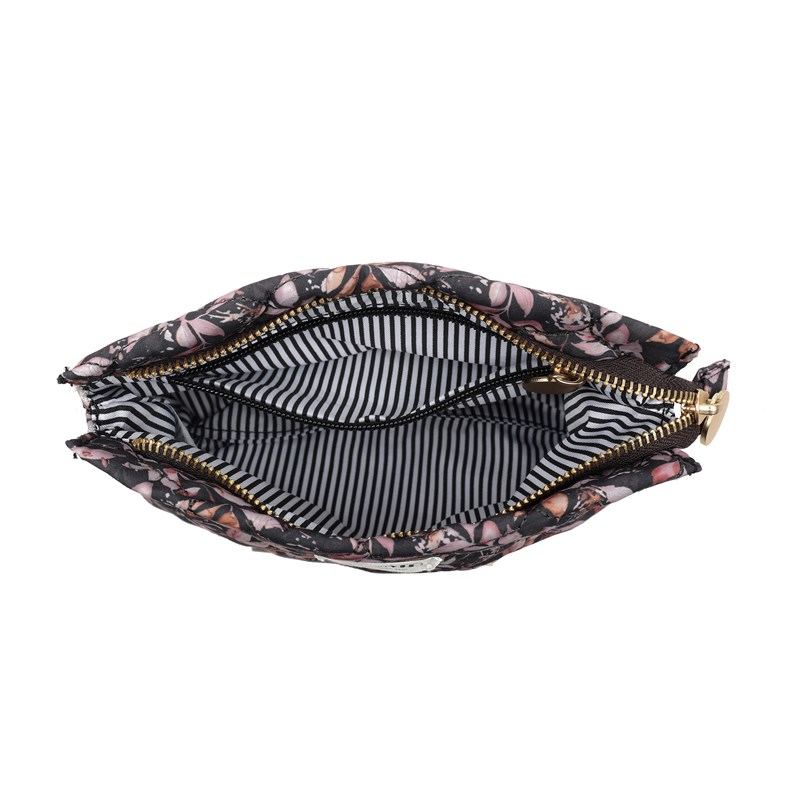 Conmé Kosmetikpung quilt Emma Blå Blomst 4