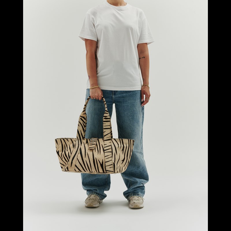 Núnoo Shopper Maxi Deluxe Sort strib 5