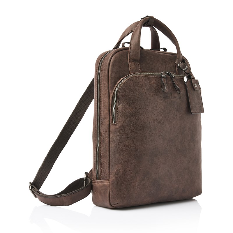 Castelijn & Beerens Ryggsäck RFID Mocca Brun 15" 2