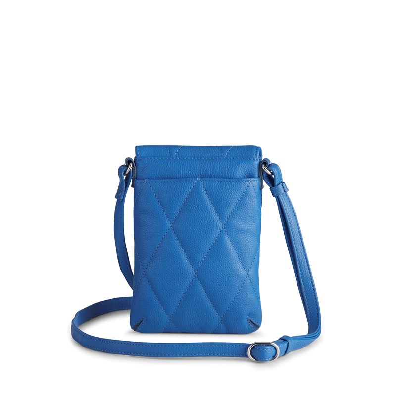 Aura Mobiltaske Dax Quilt Blå 4