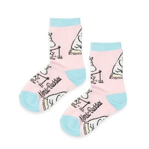 Nordic Buddies Barnstrumpor Mumin Rosa