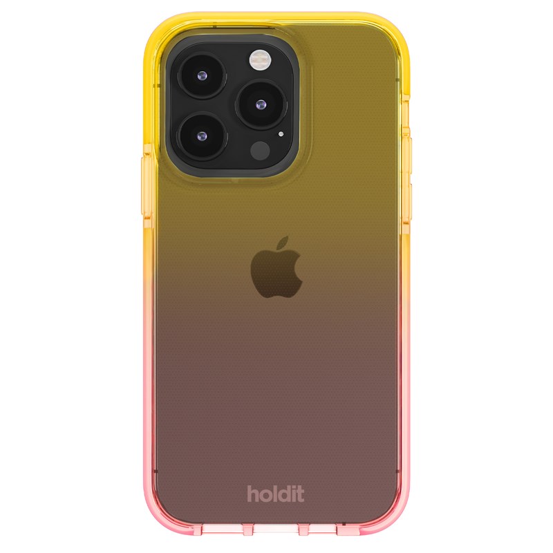 Holdit Mobilcover Seethru Pink iPhone 14 Pro 2