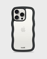 Holdit Mobilfodral Wavy Svart Iphone 15 Pro 1
