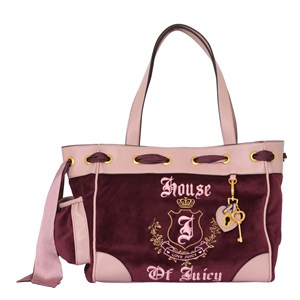 Juicy Couture Axelväska Heritage Rosa