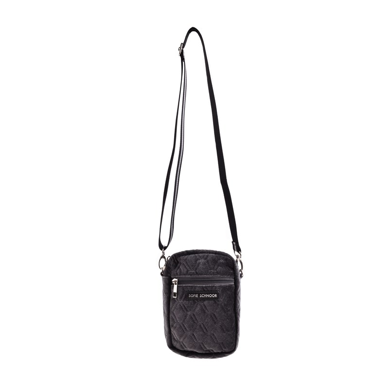 Sofie Schnoor Young Cross Body Velour Grå 2