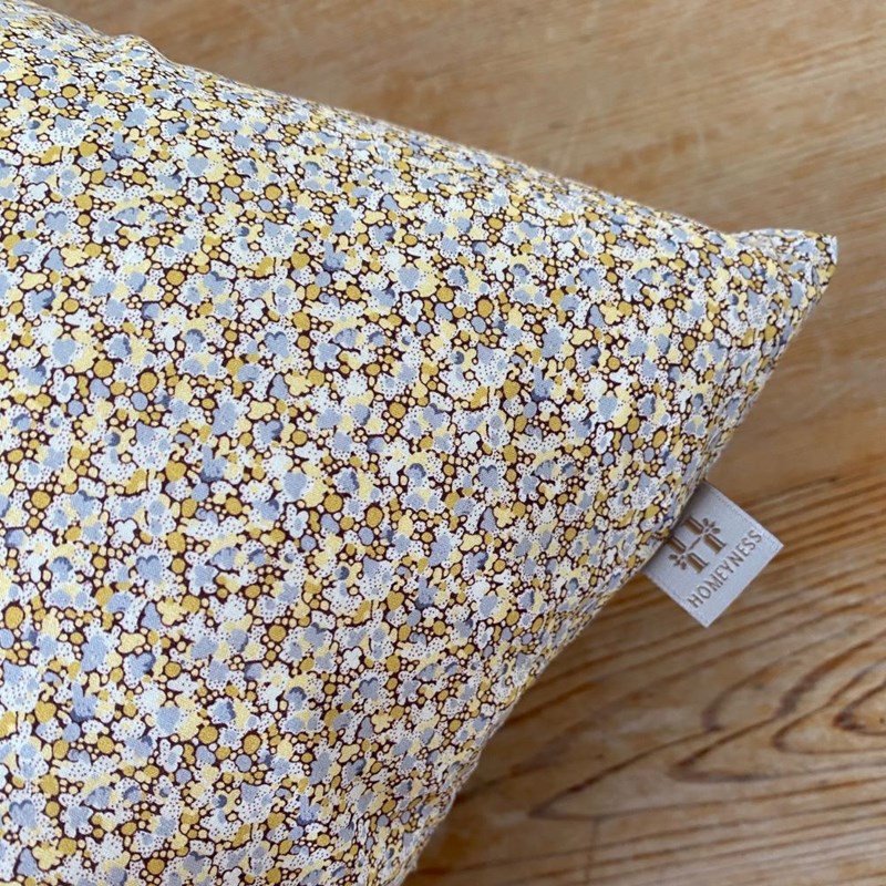 Homeyness Pude Liberty Pepper  Grå/gul 50x50cm 4