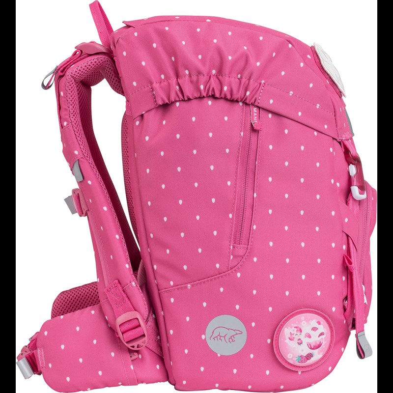 Beckmann Skolväskeset Classic Strawberr Rosa mönster 4