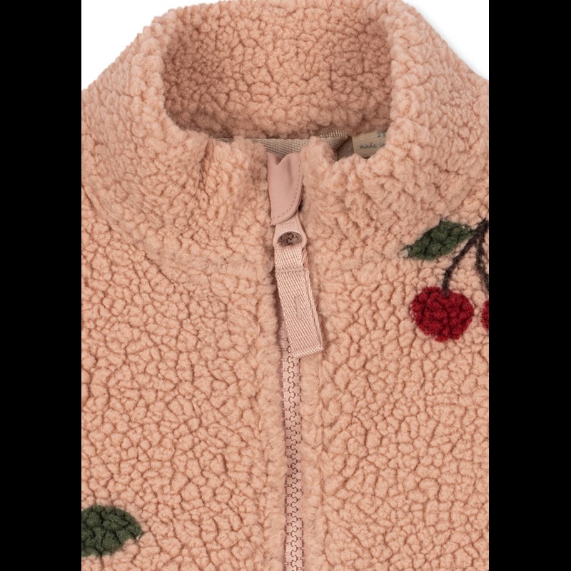 Konges Sløjd Jakke Jody Teddy Grande Cerise Rosa 12 mdr. 3