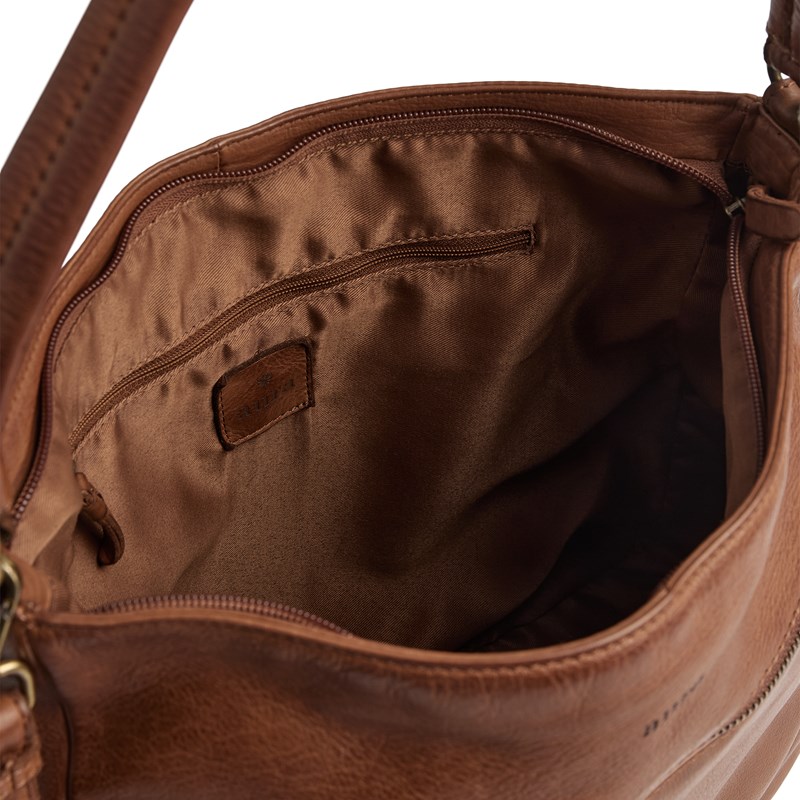 Aura Skuldertaske Salma  Cognac 7