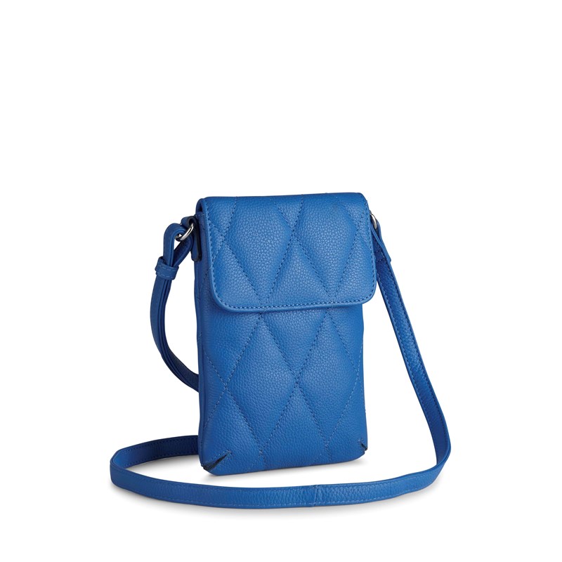 Aura Mobiltaske Dax Quilt Blå 2