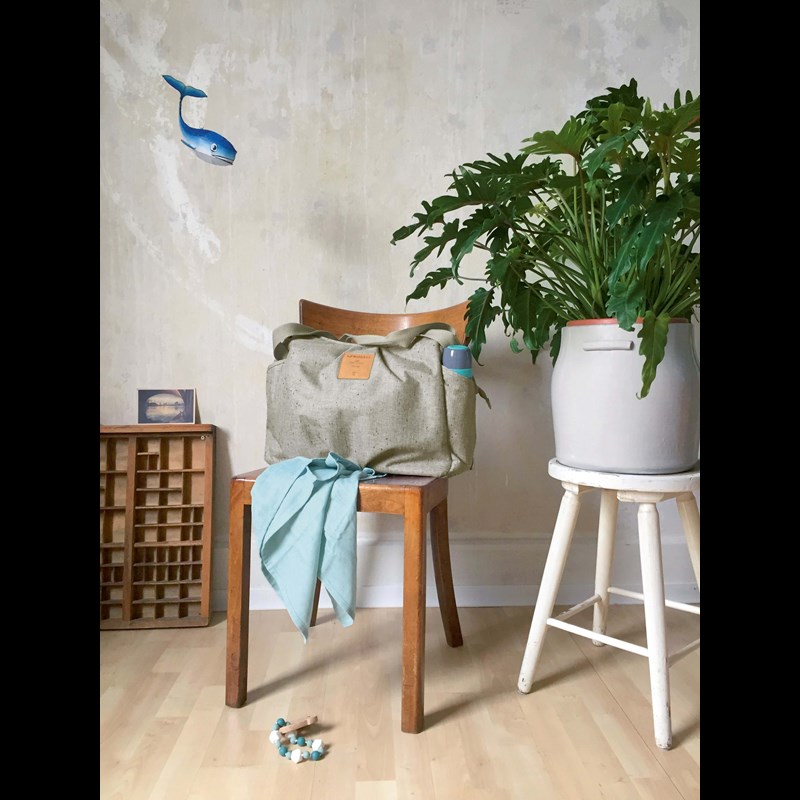 LÄSSIG Pusletaske tvillinger Grå 7