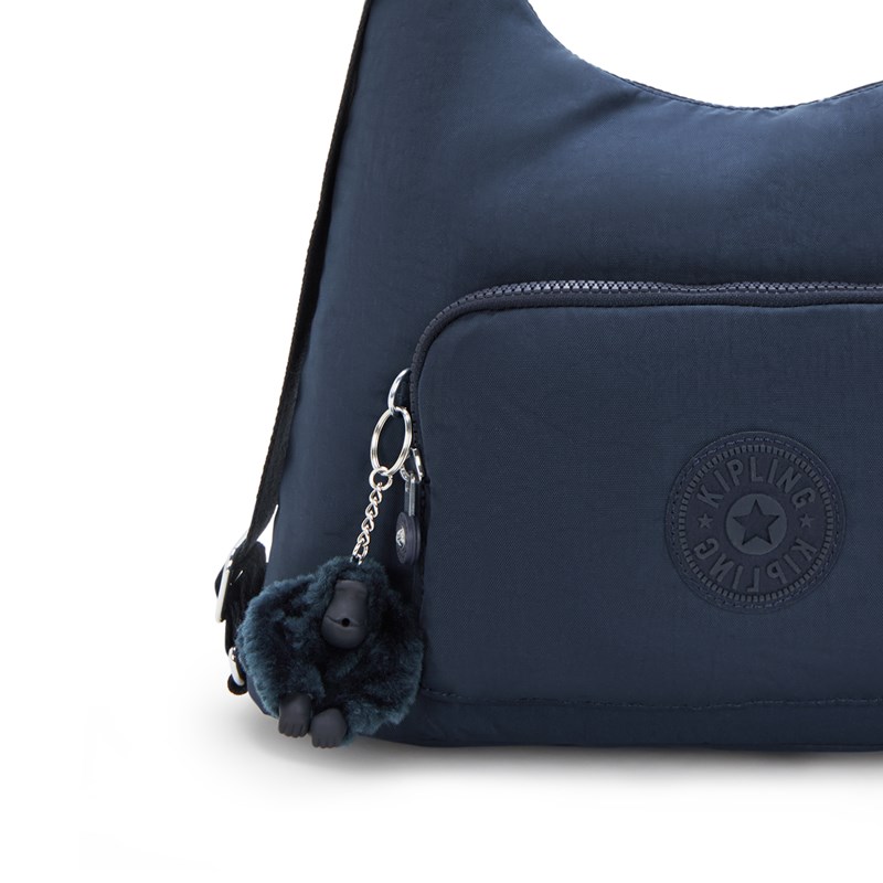 Kipling Axelväska Yenna Blå 5