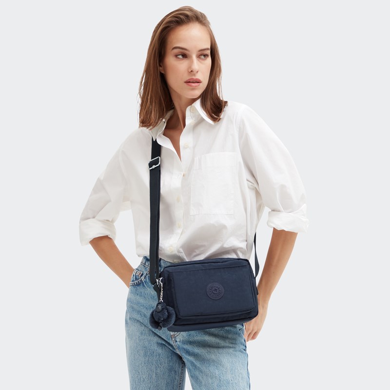 Kipling Crossbody Abanu M Blå 2