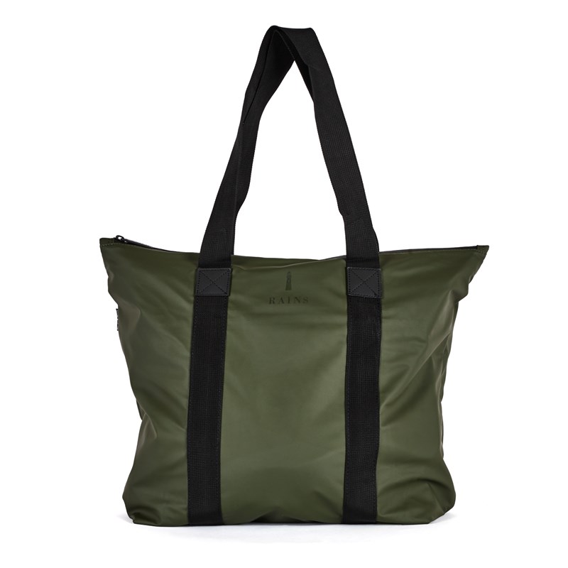 Rains Shopper Tote Bag Rush Grøn 1