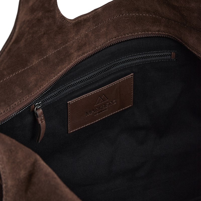 MARKBERG Shopper Laurinembg Suede M. Brun 14" 6