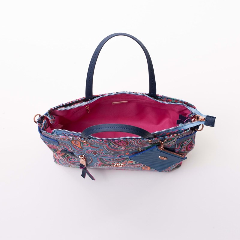 Oilily Skuldertaske Blå/mønster 5