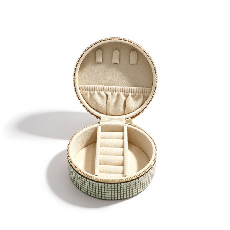 Conmé Smykkeskrin Olivia rundt Beige Tern 5