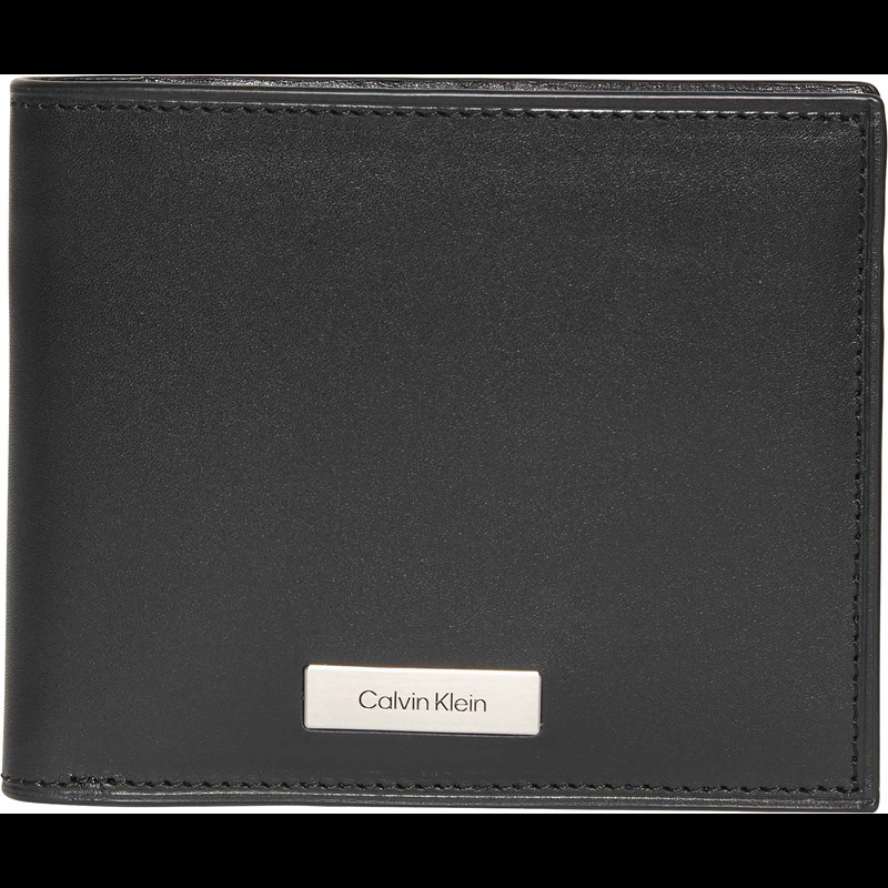 Calvin Klein Herrepung Plaque Bifold Sort 1