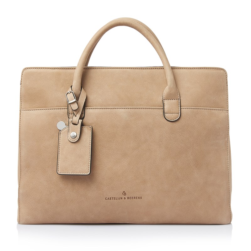 Castelijn & Beerens Håndtaske RFID Beige 15" 1
