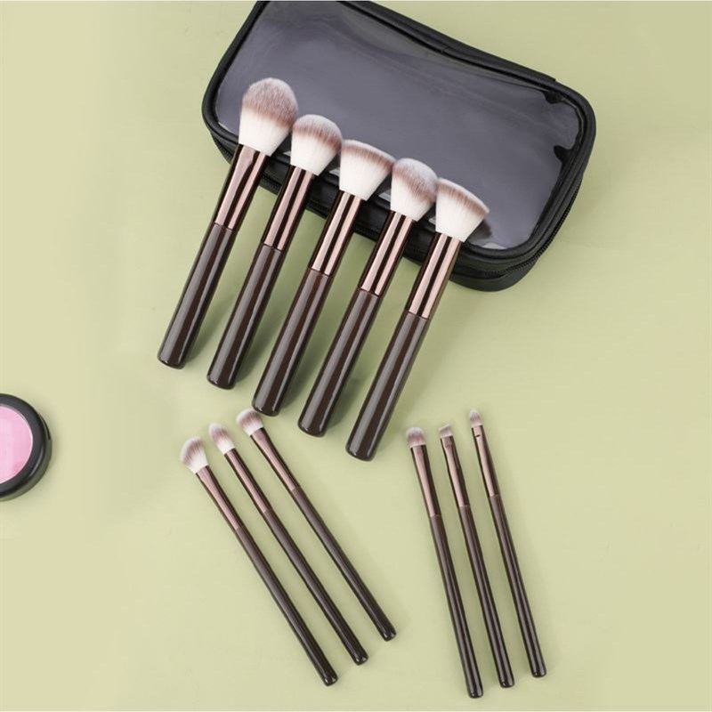 Technique Pro Makeupborste set Brun 4