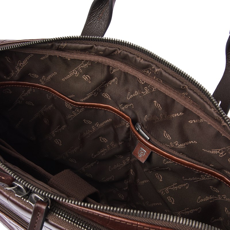 Castelijn & Beerens Computertaske Jules RFID Mocca Brun 15" 9