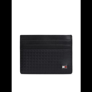 Tommy Hilfiger Kortholder Emboss Sort