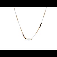 Conmé Halsband Granada Vit/Guld 1