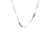 Conmé Halsband Granada Vit/Guld 1
